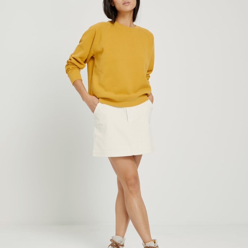 Frank & Oak Yellow Sweatshirt